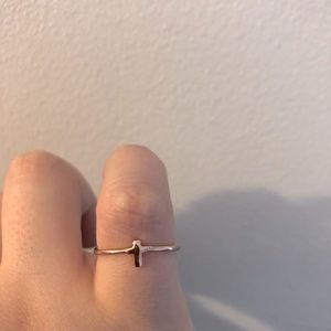 Dainty rose gold ring